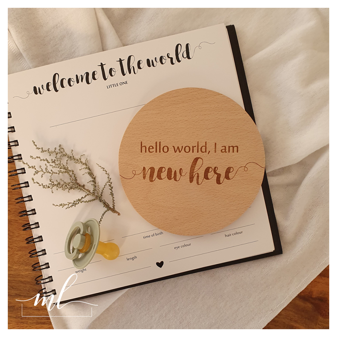 The story of you Plaque: New here / Splinternuut